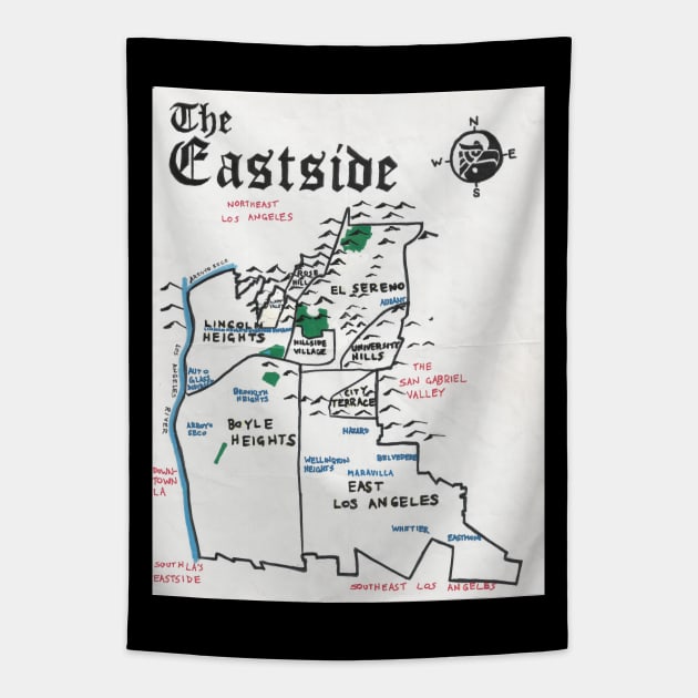 The Eastside Tapestry by PendersleighAndSonsCartography