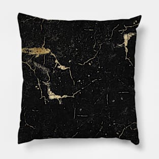 Marble Black Gold Pillow