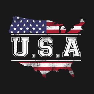 Flag USA independence day T-Shirt