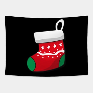 Cute Christmas Sock Design Tapestry