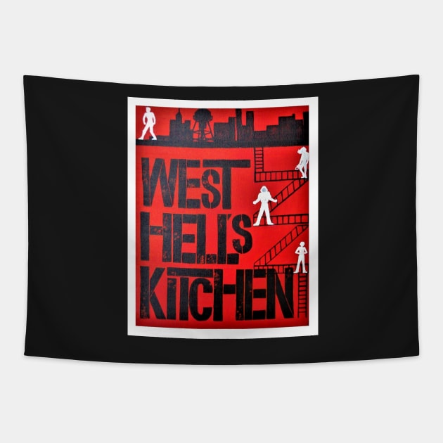 West Hell's Kitchen Tapestry by redroachart