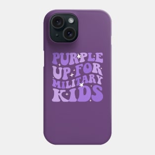 Purple Up For Military Kids Phone Case