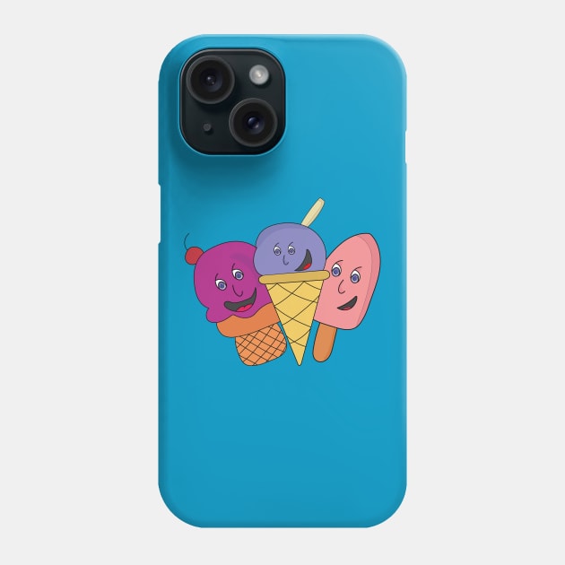 Smile Cute Ice cream Phone Case by DiegoCarvalho