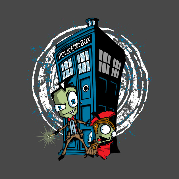 The Irken's Have the Blue Box! Invader Zim TShirt TeePublic