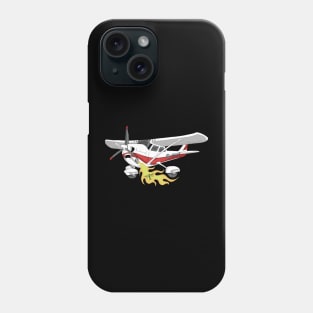 Cessna 172 The burning bird Cartoon Phone Case