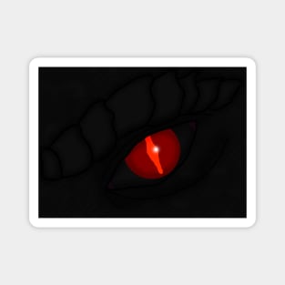 Demonic dragon eye - normal version Magnet