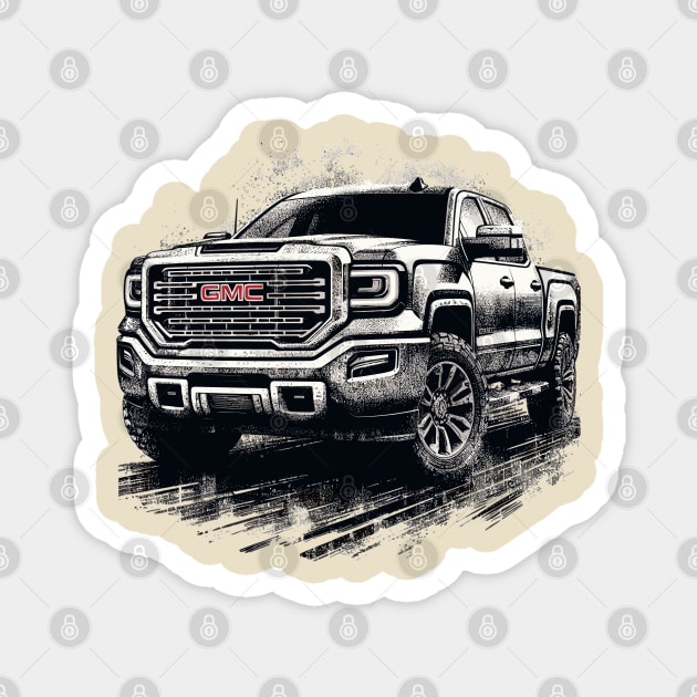 GMC Sierra Magnet by Vehicles-Art