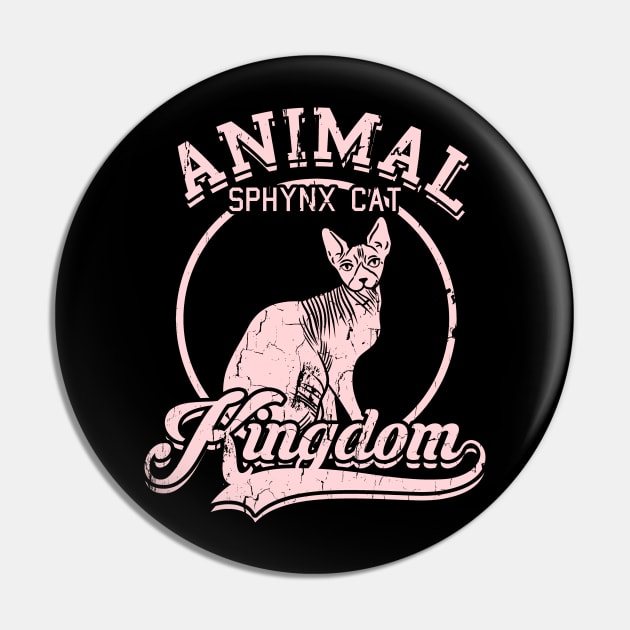 Animal Kingdom Sphynx Cat Pin by absolemstudio