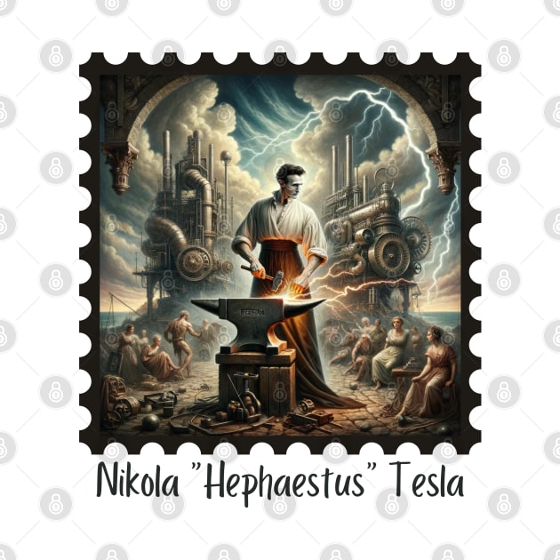 Nikola "Hephaestus" Tesla by EarthisticWear