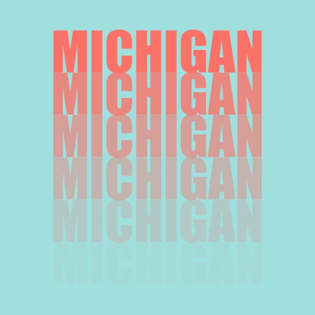 Michigan Gradient in Living Coral by sadsquatch