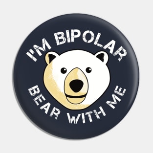 Bipolar Bear Polar Bear Pin