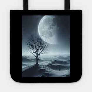 Desolate winter landscape Tote