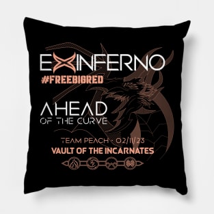 Team Peach AOTC [Vault of the Incarnates] FRONT ONLY! Pillow