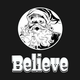 Santa Believe Graphic T-Shirt