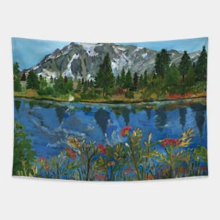 Mountain Lake Tapestry