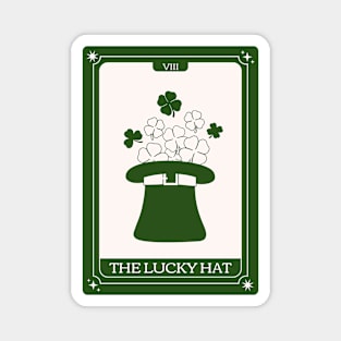 The lucky hat Magnet