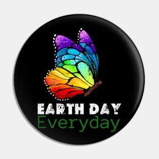 Teacher happy Earth day Everyday 2024  gift april 22 Rainbow Pin