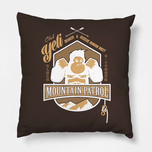 Mountain Patrol Pillow by manospd