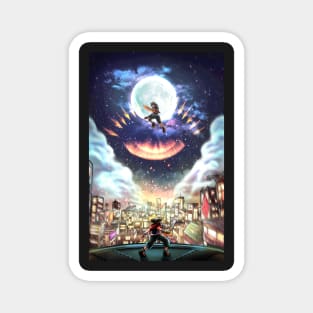 The Final Battle (Kingdom Hearts Sora vs Yozora Poster) Magnet