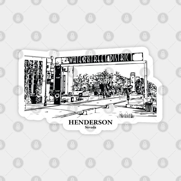 Henderson - Nevada Magnet by Lakeric