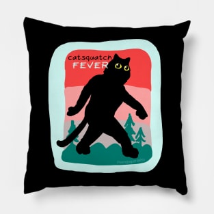 CATSQUATCH FEVER bae cute chibi bigfoot sasquatch squatch cat Pillow