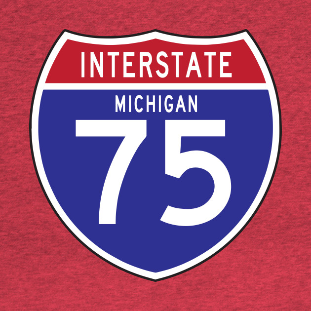 Discover I75 Michigan - 2-sided - Michigan - T-Shirt