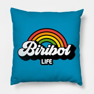 Groovy Rainbow Biribol Life Pillow