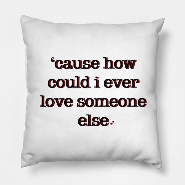 drivers license lyric Pillow by morgananjos