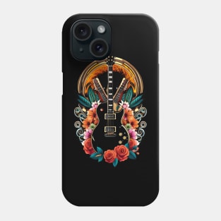 Electric guitar tattoo style 13 Phone Case