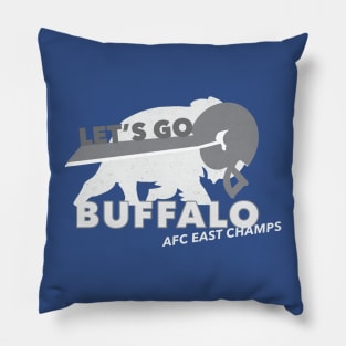 AFC East B&W Pillow