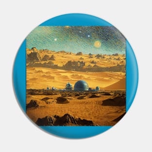 Starry Night in Mos Eisley Tatooine Pin