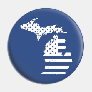 Michigan USA Flag Pin