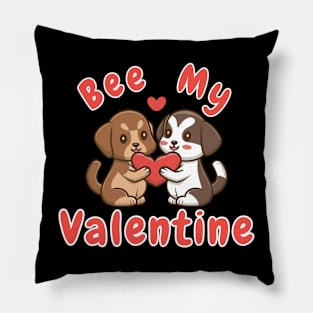 Bee my valentine Pillow