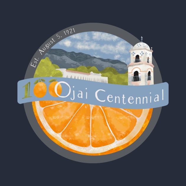 100 Years Ojai Valley Centennial Logo by MSBoydston