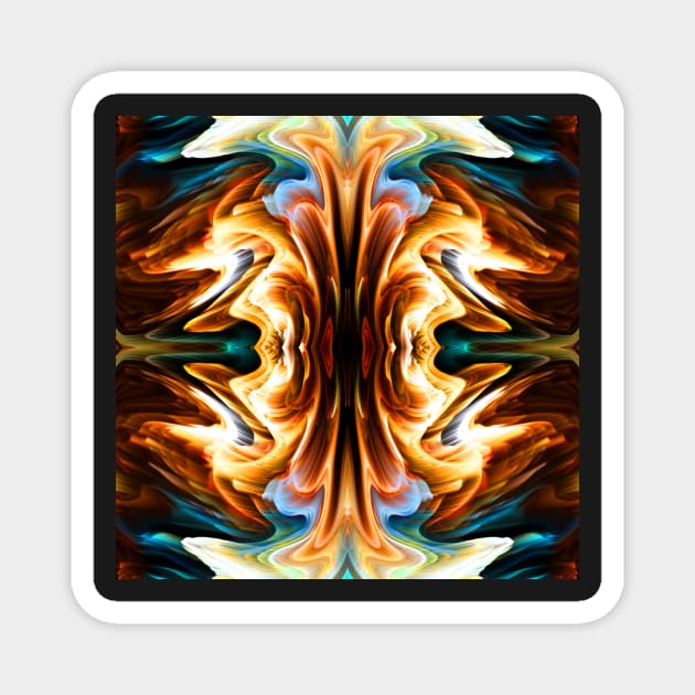 symmetrical tile Magnet by chambergambit