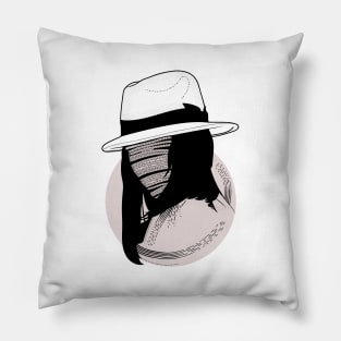 Western Cowgirl Bandit Pillow