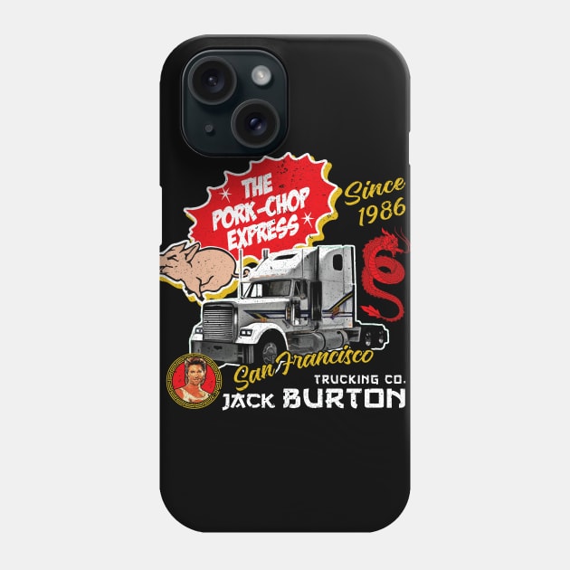 Jack Burton Pork Chop Express Phone Case by Alema Art