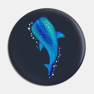 whale shark blue Pin