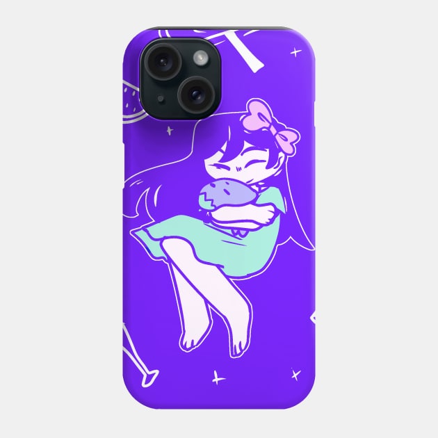 Aubrey nap time Phone Case by Witchycryptids