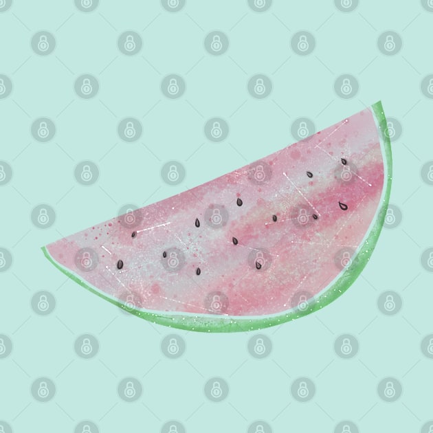 Watermelon Watercolor Foodie by High Altitude