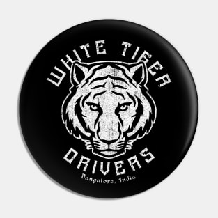 White Tiger Drivers Pin