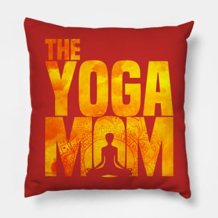 Womens Yoga Mom-Meditation Namaste Mothers Day Gift T Shirt Pillow