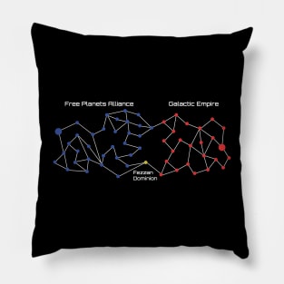 Star System from League of the galactic heroes Pillow