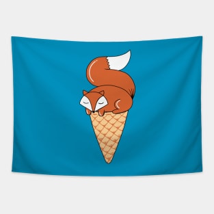 Fox ice cream Tapestry