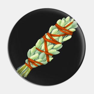 Sage smudge stick Pin