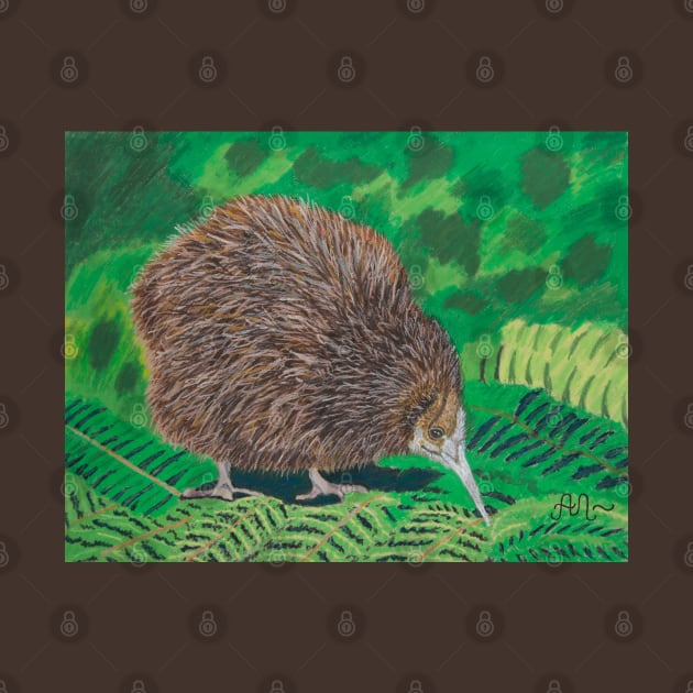 A brown kiwi, New Zealand by Anton Liachovic