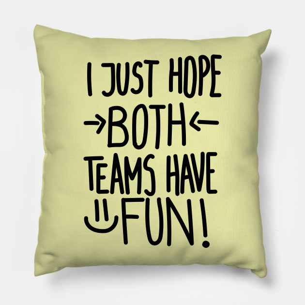 i just hope both teams have fun the office