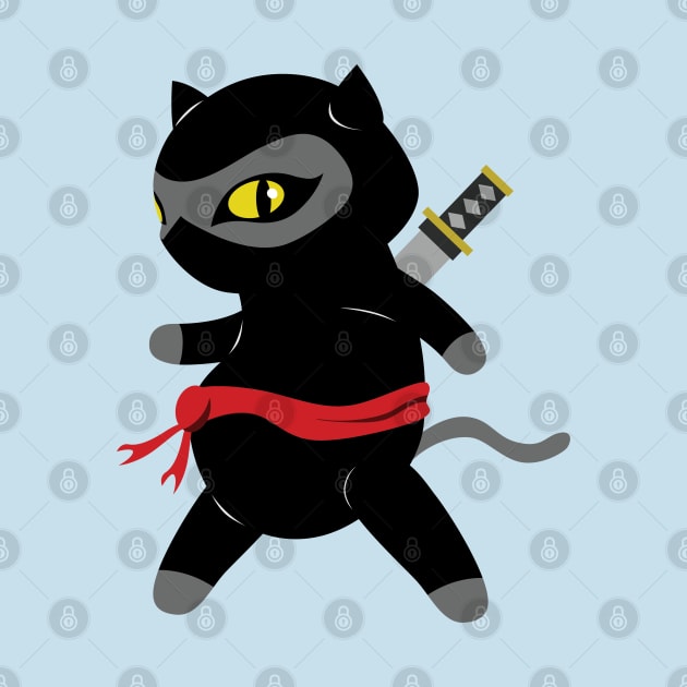 Ninja Cat by The Toku Verse