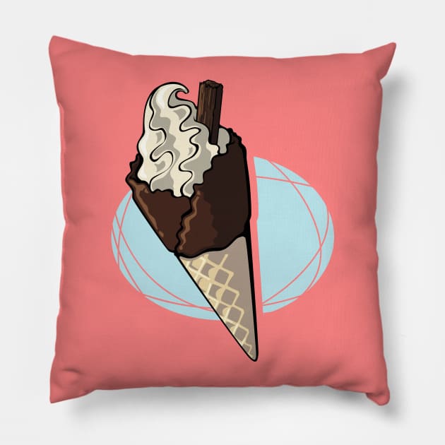 Soft Serve Pillow by Abbilaura