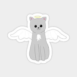 Angel Cat Magnet